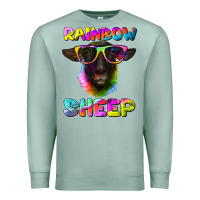 Seafoam rainbow sheep suffolk sheep Premium Sweatshirt - RanaPortraitStore