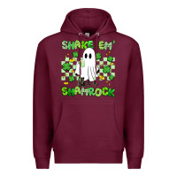 Burgundy shake em' like a shamrock Premium Hoodie - Artiststas