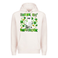 Pale Pink shake em' like a shamrock Premium Hoodie - Artiststas