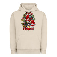Pigment French Oak farm truck,merry christmas gnome Urban Hoodie - JahusDesignShop
