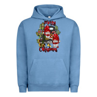 Pigment Pebble Blue farm truck,merry christmas gnome Urban Hoodie - JahusDesignShop