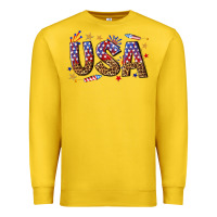Lemon usa 4th of july bw Premium Sweatshirt - texasbilliewilder