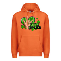 Carrot shamrockin' rock n roll female hand Premium Hoodie - Artiststas