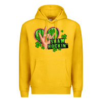 Lemon shamrockin' rock n roll female hand Premium Hoodie - Artiststas