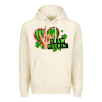 Tofu shamrockin' rock n roll female hand Premium Hoodie - Artiststas