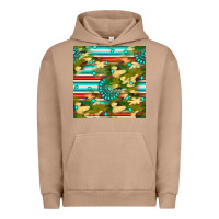 Pigment Burro camouflage serape gemstone seamless pattern Urban Hoodie - BundleAndBundleShop