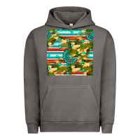 Pigment Tornado camouflage serape gemstone seamless pattern Urban Hoodie - BundleAndBundleShop