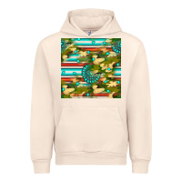 Sandshell camouflage serape gemstone seamless pattern Urban Hoodie - BundleAndBundleShop