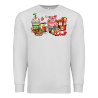 Dove Grey strawberry farm fresh coffee cups Premium Sweatshirt - Zillion Design Studio