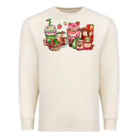 Sandshell strawberry farm fresh coffee cups Premium Sweatshirt - Zillion Design Studio