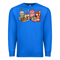 True Royal strawberry farm fresh coffee cups Premium Sweatshirt - Zillion Design Studio