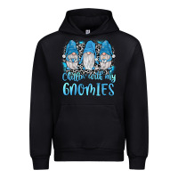 Black chillin' with my gnomies Urban Hoodie - JahusDesignShop