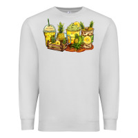 Dove Grey pineapple farm fresh coffee cups Premium Sweatshirt - Zillion Design Studio