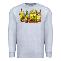 Heather Grey pineapple farm fresh coffee cups Premium Sweatshirt - Zillion Design Studio