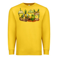 Lemon pineapple farm fresh coffee cups Premium Sweatshirt - Zillion Design Studio