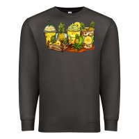 Smoke pineapple farm fresh coffee cups Premium Sweatshirt - Zillion Design Studio