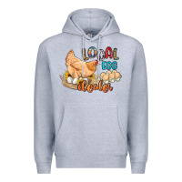 Heather Grey local egg dealer Premium Hoodie - Artiststas