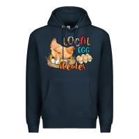 Navy local egg dealer Premium Hoodie - Artiststas