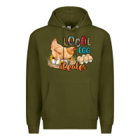 Army Green local egg dealer Premium Hoodie - Artiststas