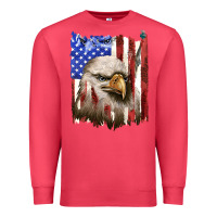 Cardinal usa flag with eagle head Premium Sweatshirt - texasbilliewilder