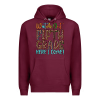 Burgundy watch out fifth grade here i come! Premium Hoodie - JahusDesignShop