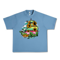 Pebble Blue Campeche State Of Mexico Map Urban Heavy Tee - RanaPortraitStore