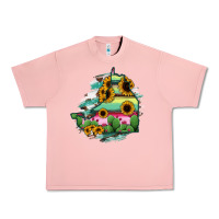 Salmon Campeche State Of Mexico Map Urban Heavy Tee - RanaPortraitStore