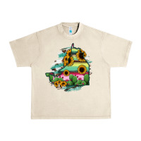 Sandshell Campeche State Of Mexico Map Urban Heavy Tee - RanaPortraitStore