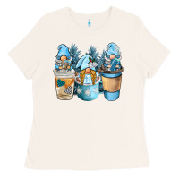 Bone winter coffee gnome Ladies Tee - BarkalooDesign