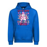 Cobalt let it snow somewhere else Urban Hoodie - AdoDesignShop