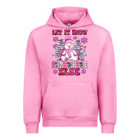 Fuchsia Pink let it snow somewhere else Urban Hoodie - AdoDesignShop