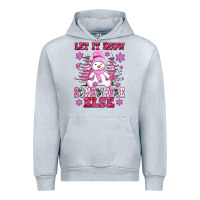 Heather Grey let it snow somewhere else Urban Hoodie - AdoDesignShop