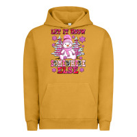 Pigment Peanut Butter let it snow somewhere else Urban Hoodie - AdoDesignShop