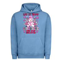 Pigment Pebble Blue let it snow somewhere else Urban Hoodie - AdoDesignShop