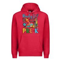 Cardinal ready to rock pre k Premium Hoodie - JahusDesignShop