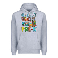 Heather Grey ready to rock pre k Premium Hoodie - JahusDesignShop