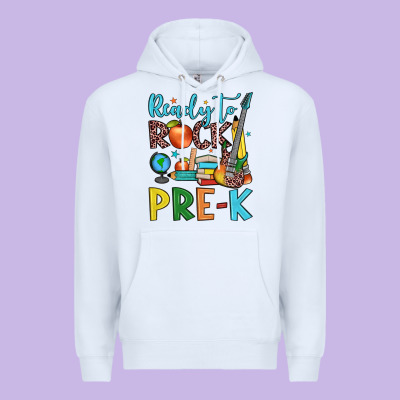 Ready To Rock Pre K Premium Hoodie Designed By Jahusdesignshop
