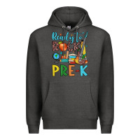 Charcoal Heather ready to rock pre k Premium Hoodie - JahusDesignShop