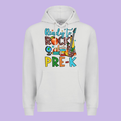 Ready To Rock Pre K Premium Hoodie Designed By Jahusdesignshop