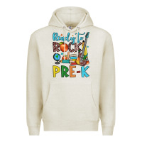 Oatmeal Heather ready to rock pre k Premium Hoodie - JahusDesignShop
