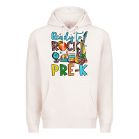 Pale Pink ready to rock pre k Premium Hoodie - JahusDesignShop