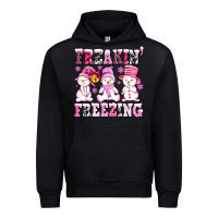 Black freaking freezing with Snowmans Urban Hoodie - AdoDesignShop