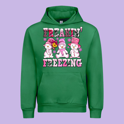 Freaking Freezing With Snowmans Urban Hoodie Designed By Adodesignshop