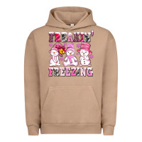Pigment Burro freaking freezing with Snowmans Urban Hoodie - AdoDesignShop
