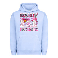 Pigment Grape Ice freaking freezing with Snowmans Urban Hoodie - AdoDesignShop