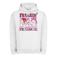 Pigment Lunar Rock freaking freezing with Snowmans Urban Hoodie - AdoDesignShop