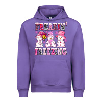 Tulip freaking freezing with Snowmans Urban Hoodie - AdoDesignShop