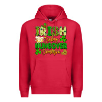 Cardinal irish today hungover tomorrow Premium Hoodie - Artiststas