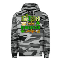 Slate Camo irish today hungover tomorrow Premium Hoodie - Artiststas