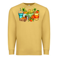Antique Gold mango farm fresh coffee cups Premium Sweatshirt - Zillion Design Studio